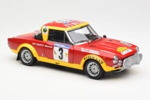 Fiat 124 Abarth #3 Barbasio / Sodano East African Safari Rally 1974 Sun Star 1:18 4952 Pressofusione — immagine 6 di 8