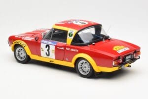 Fiat 124 Abarth #3 Barbasio / Sodano East African Safari Rally 1974 Sun Star 1:18 4952 Pressofusione — immagine 7 di 8