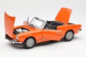 Fiat 124 BS Arancione Sun Star 1:18 4906 Pressofusione — immagine 2 di 8