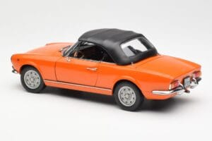 Fiat 124 BS Arancione Sun Star 1:18 4906 Pressofusione — immagine 7 di 8