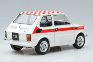 Fiat 126 Abarth Bianco MCG 1:18 MCG18325 Pressofusione — immagine 2 di 6