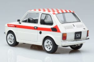 Fiat 126 Abarth Bianco MCG 1:18 MCG18325 Pressofusione — immagine 5 di 6