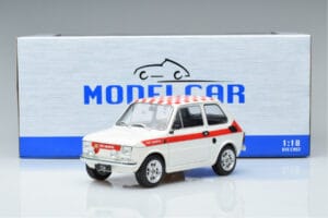 Fiat 126 Abarth Bianco MCG 1:18 MCG18325 Pressofusione — immagine 6 di 6
