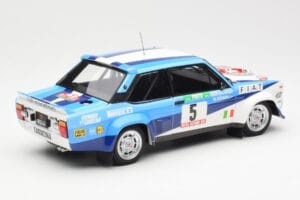 Fiat 131 Abarth #5 Team Fiat Works Rally Portugal 1980 Kyosho 1:18 08376A Pressofusione — immagine 3 di 8