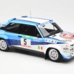 Fiat 131 Abarth #5 Team Fiat Works Rally Portugal 1980 Kyosho 1:18 08376A Pressofusione - image 6 of 8