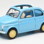 Fiat Nuova 500 Celeste Blu Kyosho 1:18 08966LB