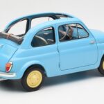 Fiat Nuova 500 Celeste Blu Kyosho 1:18 08966LB - image 3 of 8