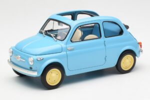 Fiat Nuova 500 Celeste Blu Kyosho 1:18 08966LB