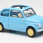 Fiat Nuova 500 Celeste Blu Kyosho 1:18 08966LB - image 6 of 8