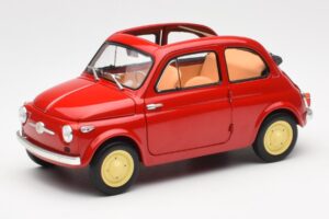 Fiat Nuova 500 Coral Rosso Kyosho 1:18 08966R