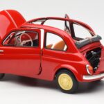 Fiat Nuova 500 Coral Rosso Kyosho 1:18 08966R - image 5 of 8