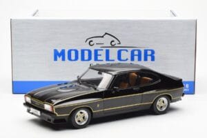 Ford Capri Mk2 X-Pack Nero MCG 1:18 MCG18348 Pressofusione — immagine 6 di 6