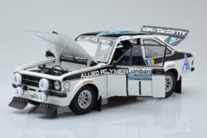 Ford Escort RS 1800 Allied Polymer #1 T. Makinen / H. Liddon Winner RAC Rally 1975 Minichamps 1:18 100758401 Pressofusione — immagine 2 di 8