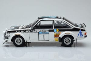Ford Escort RS 1800 Allied Polymer #1 T. Makinen / H. Liddon Winner RAC Rally 1975 Minichamps 1:18 100758401 Pressofusione — immagine 4 di 8