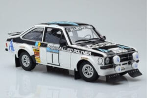 Ford Escort RS 1800 Allied Polymer #1 T. Makinen / H. Liddon Winner RAC Rally 1975 Minichamps 1:18 100758401 Pressofusione — immagine 6 di 8