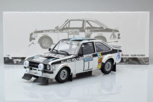 Ford Escort RS 1800 Allied Polymer #1 T. Makinen / H. Liddon Winner RAC Rally 1975 Minichamps 1:18 100758401 Pressofusione — immagine 8 di 8