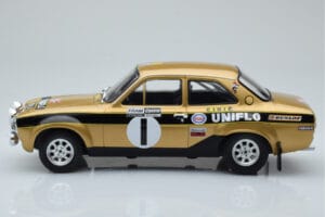 Ford Escort Mk1 RS1600 Night Version #1 R. Clark / J. Porter Rally Wales 1972 IXO 1:18 18RMC100 Pressofusione — immagine 3 di 6
