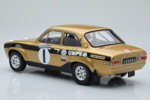 Ford Escort Mk1 RS1600 Night Version #1 R. Clark / J. Porter Rally Wales 1972 IXO 1:18 18RMC100 Pressofusione — immagine 5 di 6