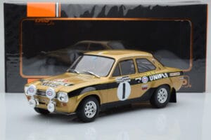 Ford Escort Mk1 RS1600 Night Version #1 R. Clark / J. Porter Rally Wales 1972 IXO 1:18 18RMC100 Pressofusione — immagine 6 di 6