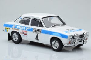 Ford Escort Mk1 RS1600 Night Version #4 R. Clark / T. Mason RAC Rally 1972 IXO 1:18 18RMC101 Pressofusione — immagine 4 di 6