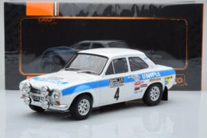 Ford Escort Mk1 RS1600 Night Version #4 R. Clark / T. Mason RAC Rally 1972 IXO 1:18 18RMC101 Pressofusione — immagine 6 di 6