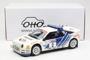 Ford RS200 Gr.B #2 S. Blomqvist / B. Berglund Lombard RAC Rally 1986 Otto 1:18 OT679 Resina — immagine 6 di 6