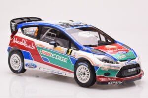 Ford Fiesta RS WRC Ford Abu Dhabi #3 M. Hirvonen / J. Lehtinen Winner Rally Australia 2011 Minichamps 1:18 151110803 Pressofu — immagine 4 di 6