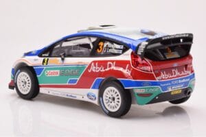 Ford Fiesta RS WRC Ford Abu Dhabi #3 M. Hirvonen / J. Lehtinen Winner Rally Australia 2011 Minichamps 1:18 151110803 Pressofu — immagine 5 di 6