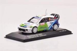 Ford Focus RS WRC #4 R. Kresta / J. Tomanek Rally Monte Carlo 2005 Minichamps 1:43 400058404 Pressofusione — immagine 2 di 4