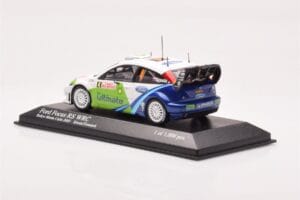 Ford Focus RS WRC #4 R. Kresta / J. Tomanek Rally Monte Carlo 2005 Minichamps 1:43 400058404 Pressofusione — immagine 3 di 4