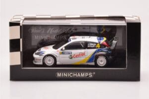 Ford Focus RS WRC #4 M. Martin / M. Park Neste Rally Finland Winners 2003 Minichamps 1:43 400038304 Pressofusione — immagine 4 di 4