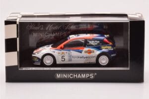 Ford Focus RS WRC #5 C. McRae / N. Grist Rally Acropolis Winner 2002 Minichamps 1:43 430028905 Pressofusione — immagine 4 di 4