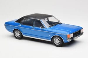 Ford Granada Mk1 Blu Metallizzato Nero Opaco MCG 1:18 MCG18394 Pressofusione — immagine 4 di 6