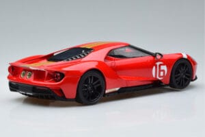 Ford GT Alan Mann Heritage Edition Rosso GT Spirit 1:18 GT882 Resina — immagine 2 di 6