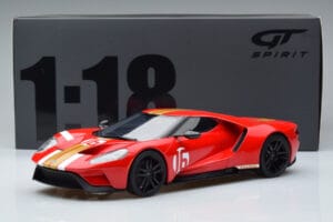 Ford GT Alan Mann Heritage Edition Rosso GT Spirit 1:18 GT882 Resina — immagine 6 di 6