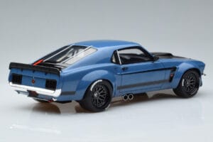 Ford Mustang Boss Cobra Ruffian Cars Blu GT Spirit 1:18 GT426 Resina — immagine 2 di 6