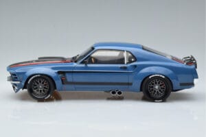 Ford Mustang Boss Cobra Ruffian Cars Blu GT Spirit 1:18 GT426 Resina — immagine 3 di 6
