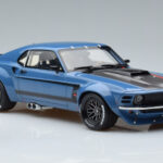 Ford Mustang Boss Cobra Ruffian Cars Blu GT Spirit 1:18 - image 4 of 6