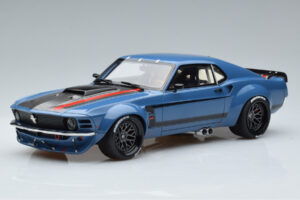 Ford Mustang Boss Cobra Ruffian Cars Blu GT Spirit 1:18
