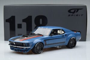 Ford Mustang Boss Cobra Ruffian Cars Blu GT Spirit 1:18 GT426 Resina — immagine 6 di 6