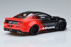 Ford Mustang S550 LB Works Liberty Walk Advan GT Spirit 1:18 KJ035 Resina — immagine 2 di 6