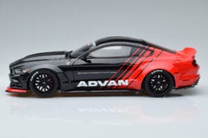 Ford Mustang S550 LB Works Liberty Walk Advan GT Spirit 1:18 KJ035 Resina — immagine 3 di 6