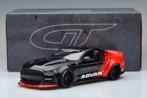 Ford Mustang S550 LB Works Liberty Walk Advan GT Spirit 1:18 KJ035 Resina — immagine 6 di 6