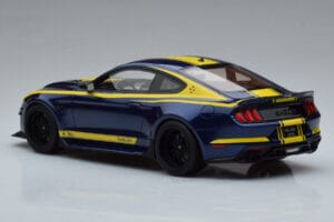 Ford Mustang S550 Shelby Super Snake Blu GT Spirit 1:18 GT871 Resina — immagine 5 di 6