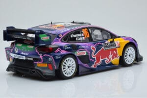 Ford Puma Rally1 WRC #16 A. Fourmaux / A. Coria Rally Monte Carlo 2022 IXO 1:18 18RMC111 Pressofusione — immagine 2 di 6