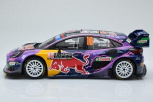 Ford Puma Rally1 WRC #16 A. Fourmaux / A. Coria Rally Monte Carlo 2022 IXO 1:18 18RMC111 Pressofusione — immagine 3 di 6