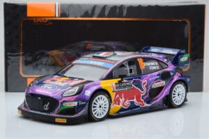 Ford Puma Rally1 WRC #16 A. Fourmaux / A. Coria Rally Monte Carlo 2022 IXO 1:18 18RMC111 Pressofusione — immagine 6 di 6