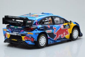Ford Puma Rally1 WRC #7 P-L. Loubet / N. Gilsoul Rally Sweden 2023 IXO 1:18 18RMC154B Pressofusione — immagine 2 di 6