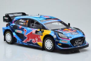Ford Puma Rally1 WRC #7 P-L. Loubet / N. Gilsoul Rally Sweden 2023 IXO 1:18 18RMC154B Pressofusione — immagine 4 di 6