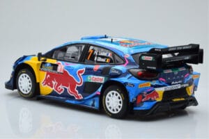 Ford Puma Rally1 WRC #7 P-L. Loubet / N. Gilsoul Rally Sweden 2023 IXO 1:18 18RMC154B Pressofusione — immagine 5 di 6